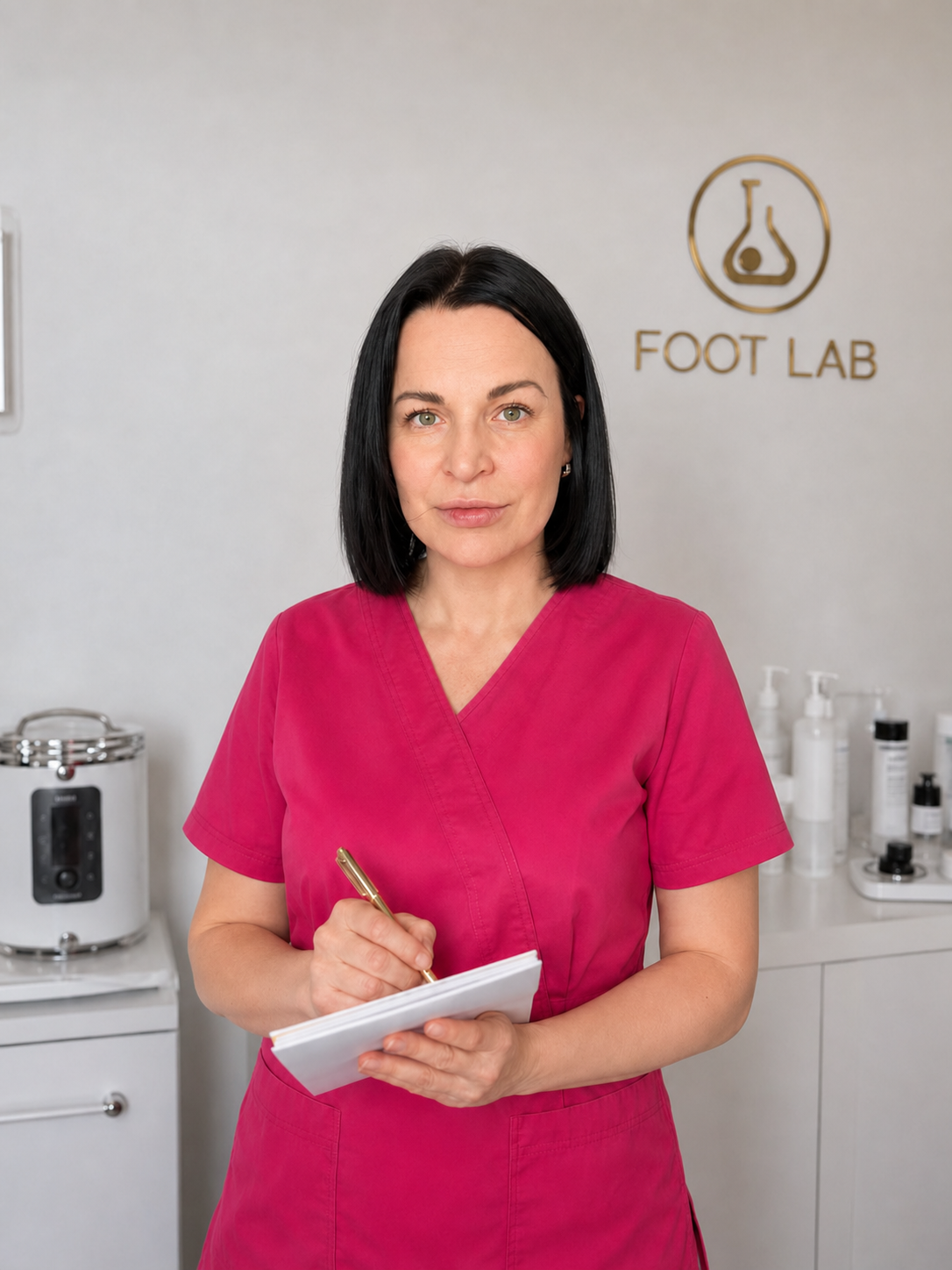Foot Lab speciāliste Elena